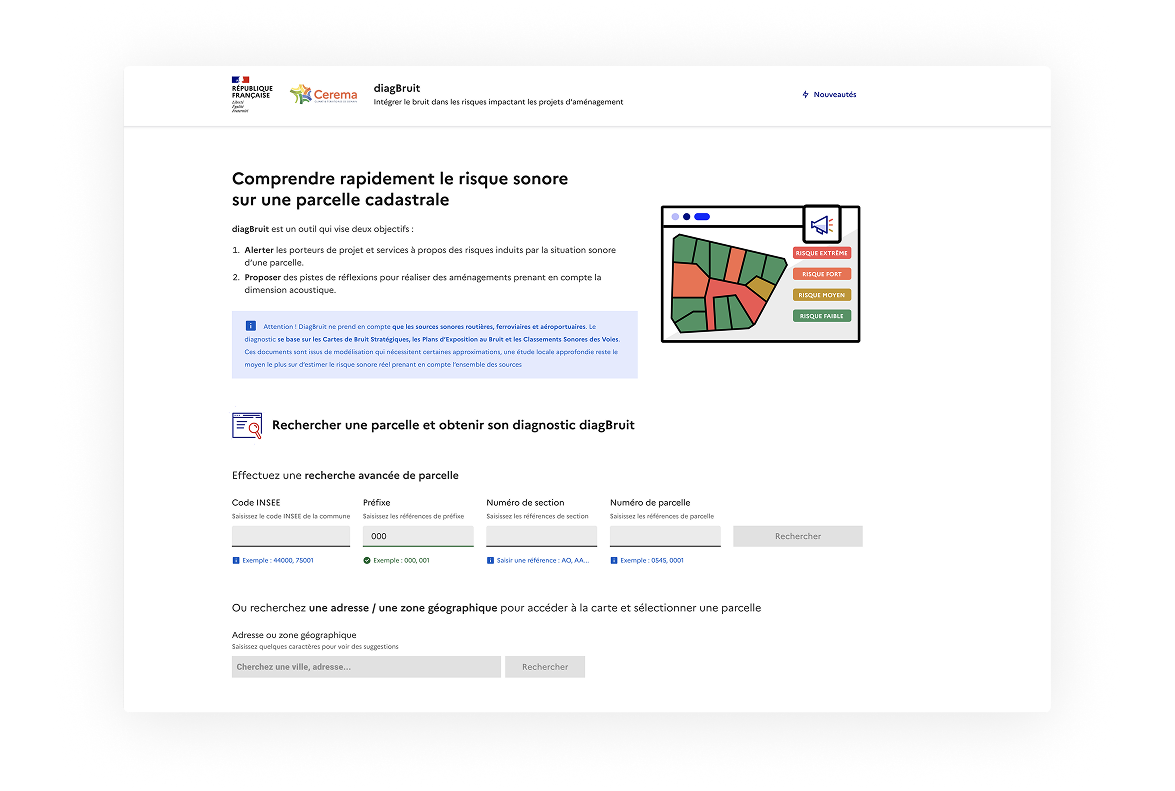 Page d’accueil initiale peu engageante