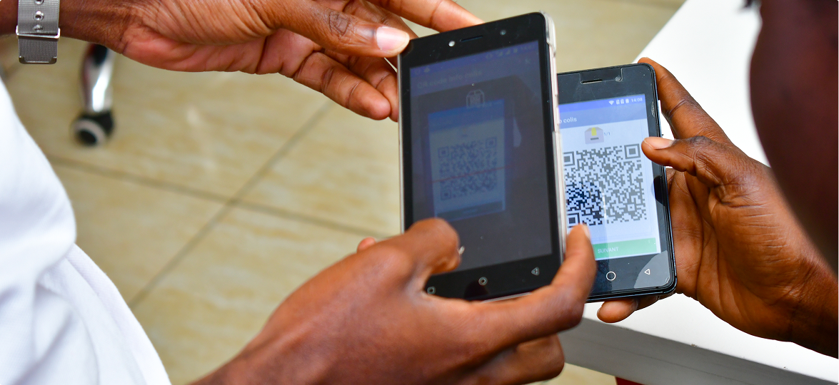 L'ancien modèle de scan QR code de relais, inadapté aux contraintes de travail
