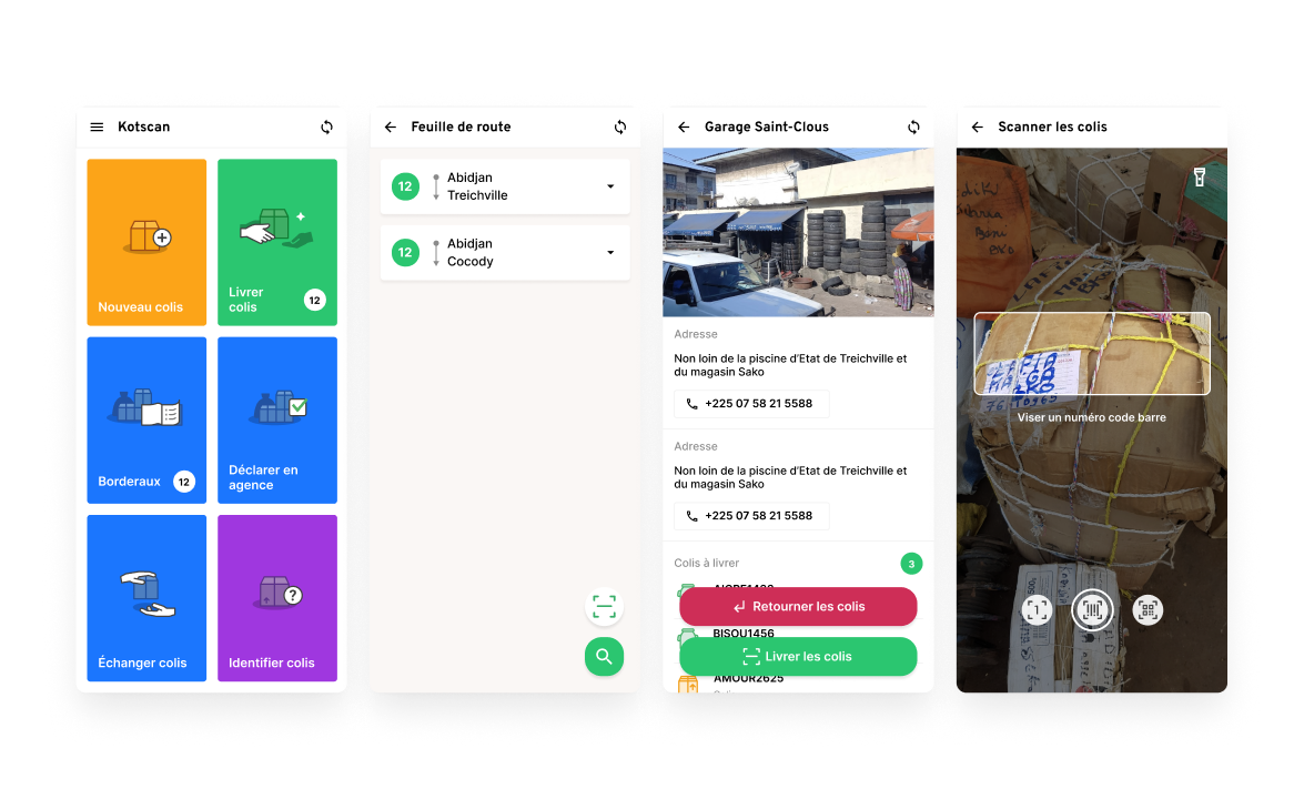 Nouvelle application mobile simplifiée : saisie par lot et accès direct aux contacts
